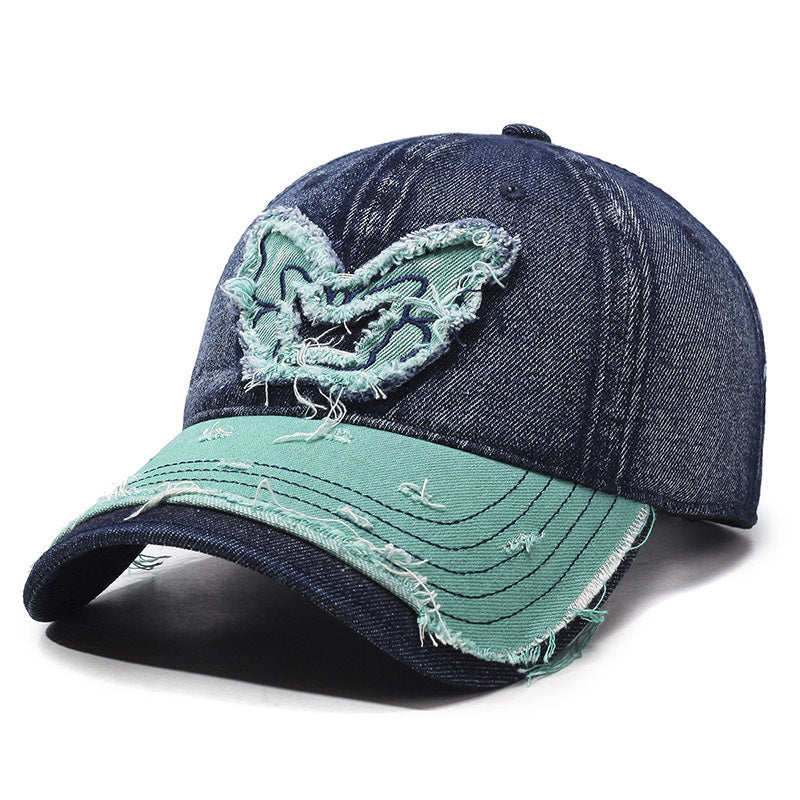 Wings Denim Baseball Cap