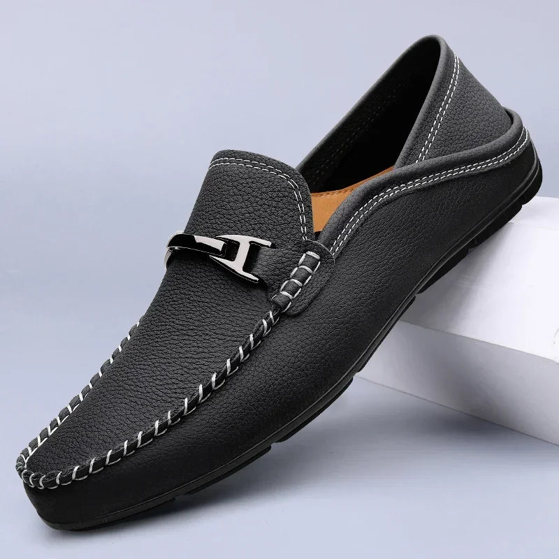 Michael Leather Loafers
