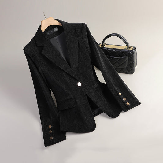 The Amber Velvet Blazer