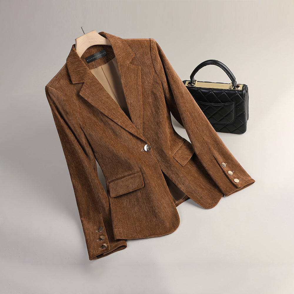 The Amber Velvet Blazer