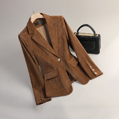 The Amber Velvet Blazer