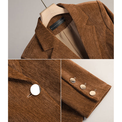 The Amber Velvet Blazer